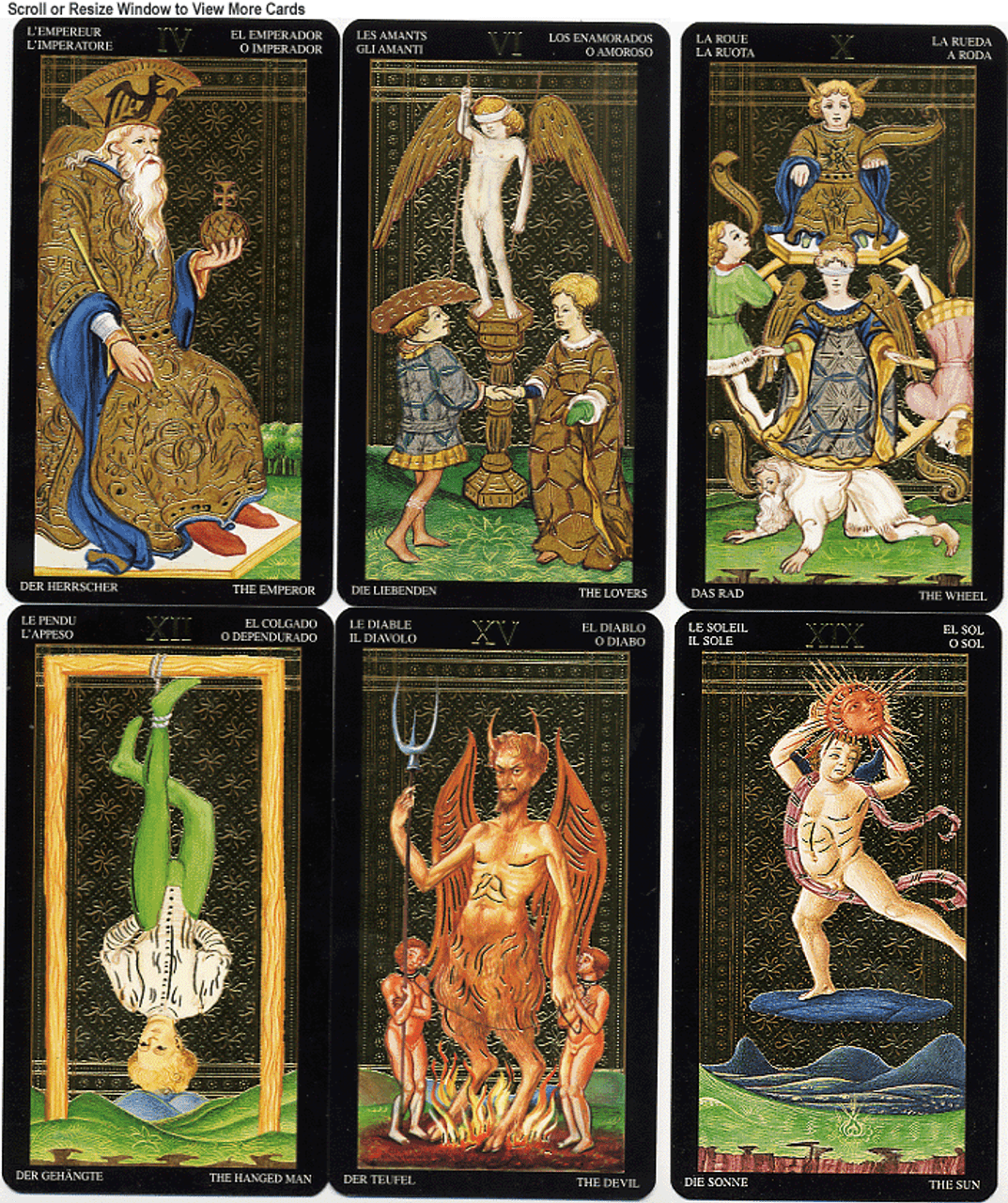 tarot diablo sol